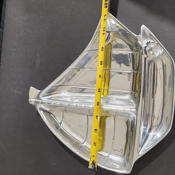 3 Section Aluminum Sailboats Serving Tray - Picture 9 of 10